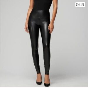 WHBM runaway vegan leather leggings